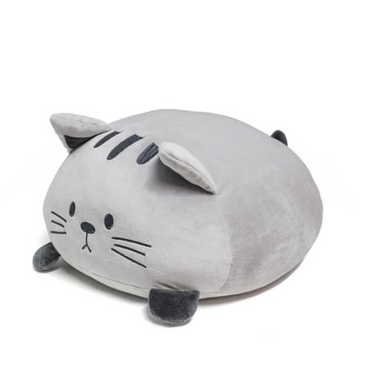 Morbidissimo cuscino gatto grigio, una magnifica idea regalo tema gatto o per amici e amiche gattare!